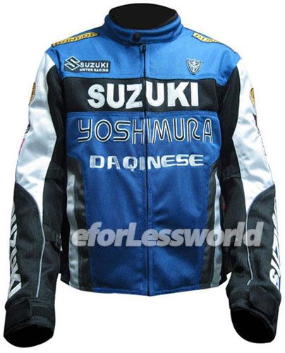 Motorcycle SUZUKI GSXR Mesh Textile Racing Jacket  