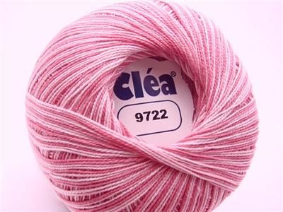 VARIGATED CRANBERRY PINK COTTON YARN #10 THREAD CROCHET  