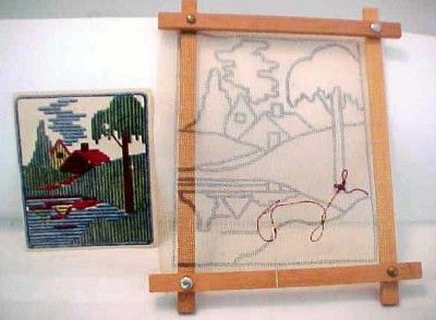 Vintage 1930s J Pressman WOOL TAPESTRY Craft Kit  