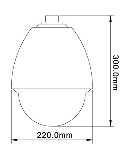 480TVL Sony CCD 27x Zoom Constant Speed PTZ Pan/tilt Dome Security 