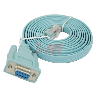   Db9 Connector To RJ45 Cat5 Ethernet Adapter Cable For Routers Network