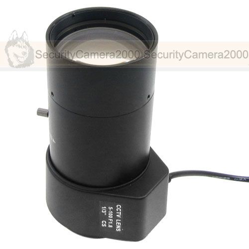 5mm 100mm CS Auto Iris Lens CCTV Security Box Camera  