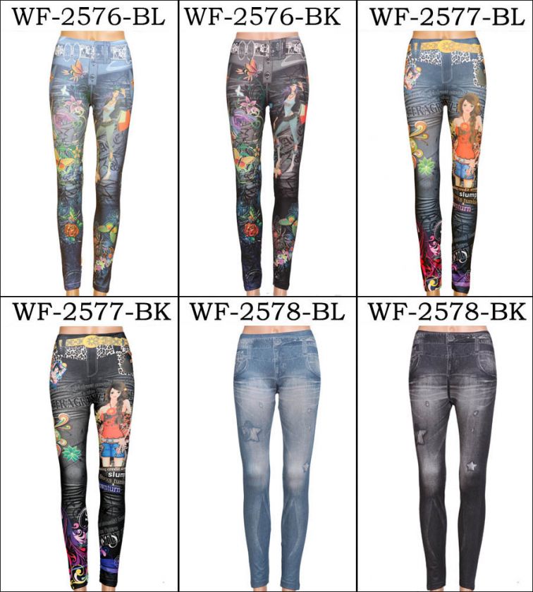 97K YOU PICK CHIC TIGHT STRETCH LEGGINGS PANTS 002  