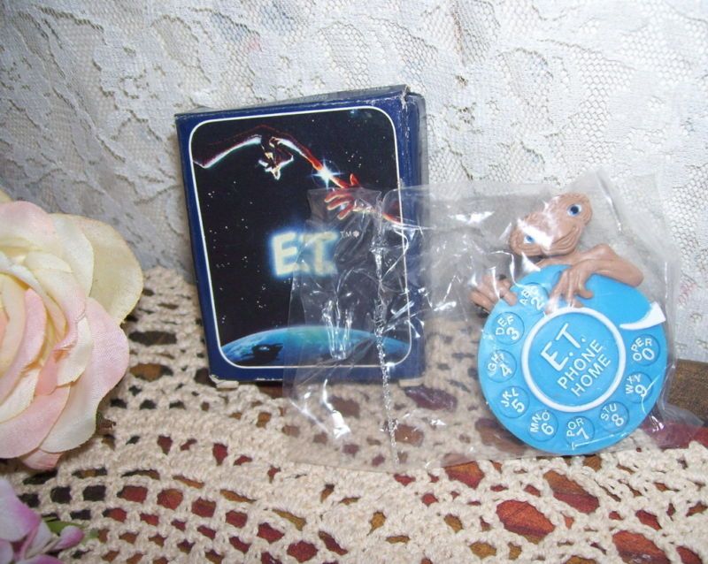 ET ZIPPER PULL BOOK BAG CLIP MONEY HOLDER 1984 AVON  