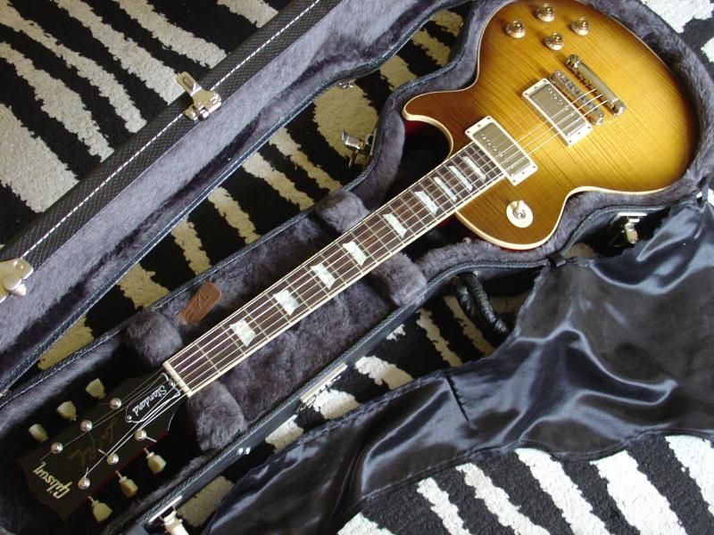 RARE 2004 GIBSON LES PAUL STANDARD PREMIUM PLUS HONEYBURST AAA FIGURED 