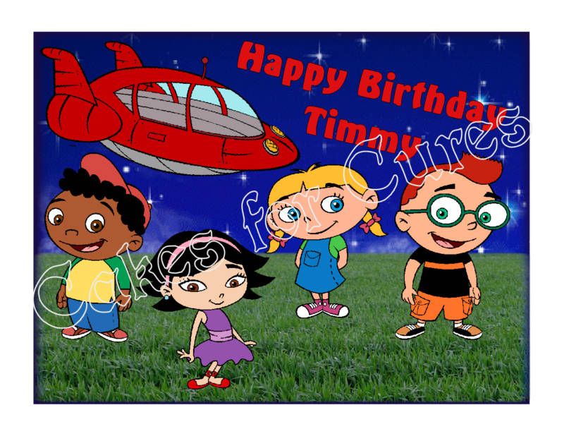 Little Einsteins edible cake image cake decoration  