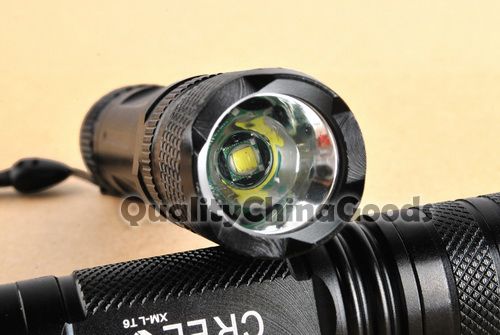 New UniqueFire Tactical CREE XM L T6 LED 3Mode 1000Lumens Flashlight 