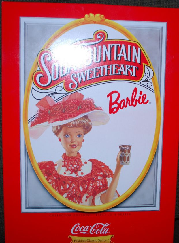 1996 SODA FOUNTAIN SWEETHEART BARBIE DOLL NEW NRFB  