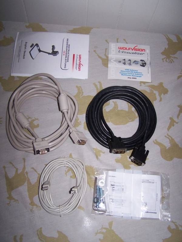 WolfVision Document Camera VZ 9 Cable manual  