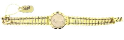 Ladies Corum Romvlvs 18K Gold Diamond Quartz Watch  