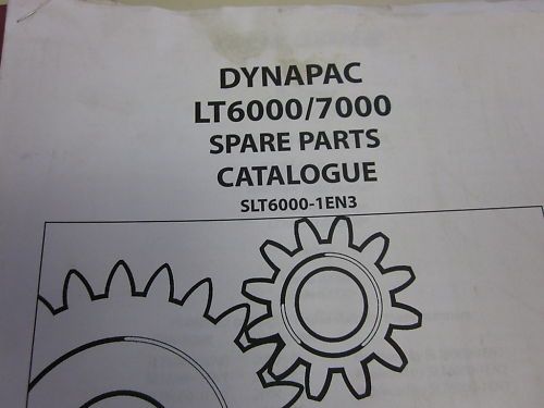 Dynapac LT6000/7000 Rammer Parts Catalog  