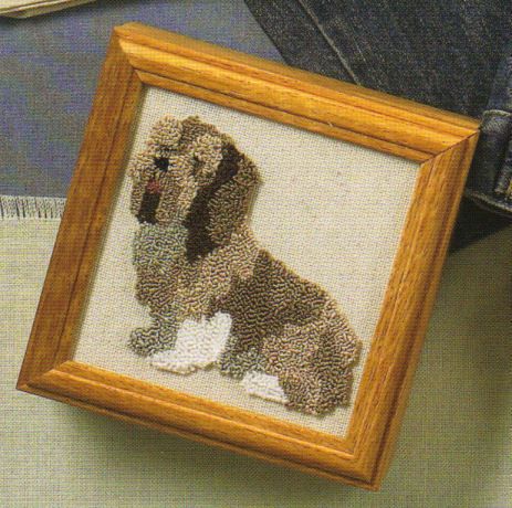 PunchNeedle Needlepunch Embroidery Dog Puppy Patterns  