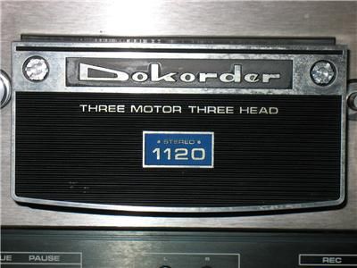 Dokorder 1120 reel to reel tape recorder  