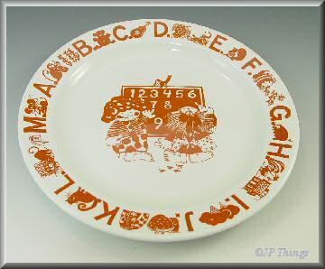 Norwegian Childs ABC Plate by Edgersund  