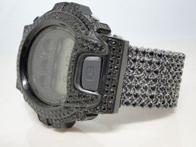   SHOCK/G SHOCK MENS SIMULATED DIAMOND BLACK ON BLACK WATCH JOE RODEO