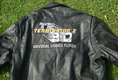 TERMINATOR 2 in 3D  EXTRA LARGE LEATHER JACKET (DJ)  