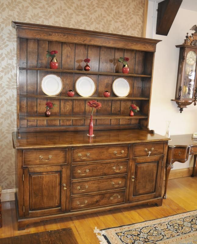 7f Kitchen Welsh Dresser Oak Farmhouse Dressers  