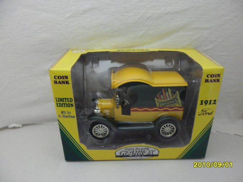 CRAYOLA 1912 FORD COIN BANK GEARBOX TOYS S/2 BB76  