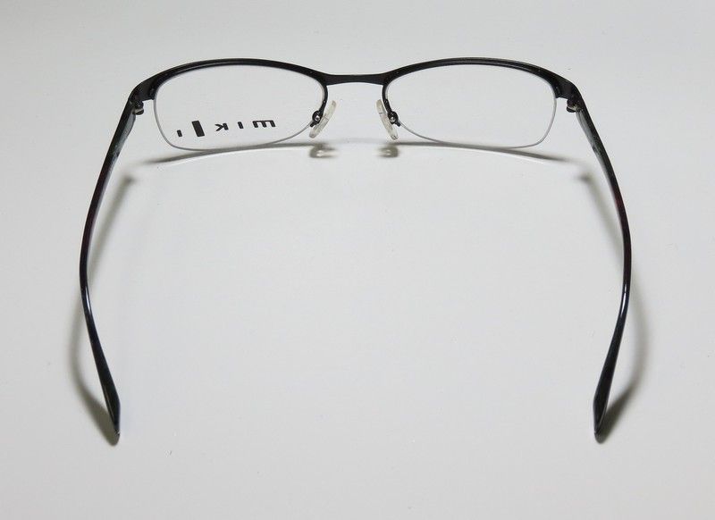   MIKLI 519 52 18 130 BLACK SEMI RIM VISION CARE EYEGLASS/GLASSES/FRAMES