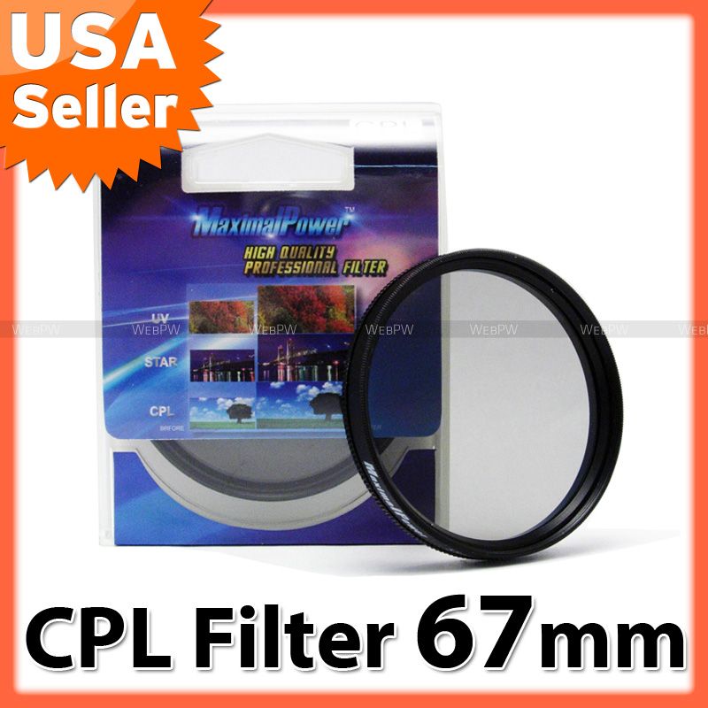 67mm CPL Circular Polarizer Polarizing Filter 67 mm  