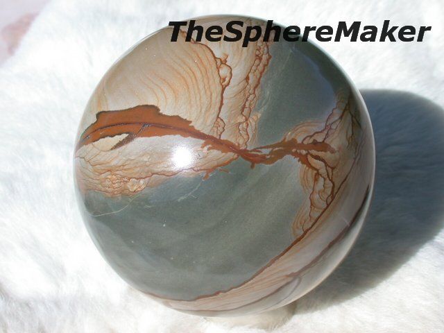 Wild Horse Picture Jasper Sphere