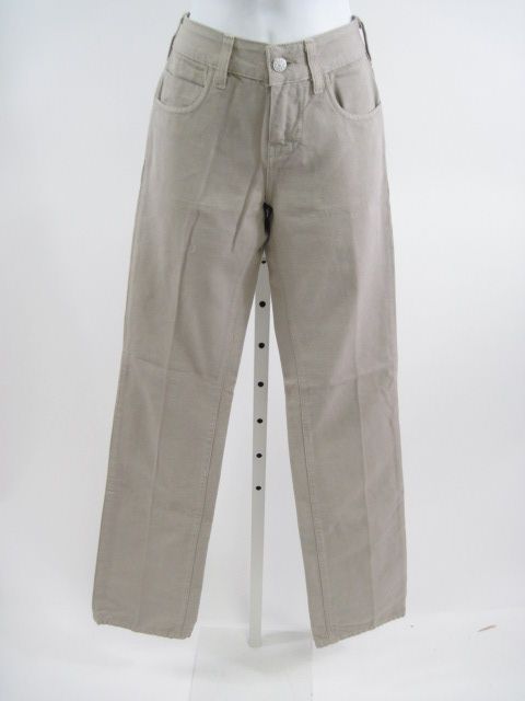 VANESSA BRUNO Beige Denim Straight Leg Jeans Pants 26  