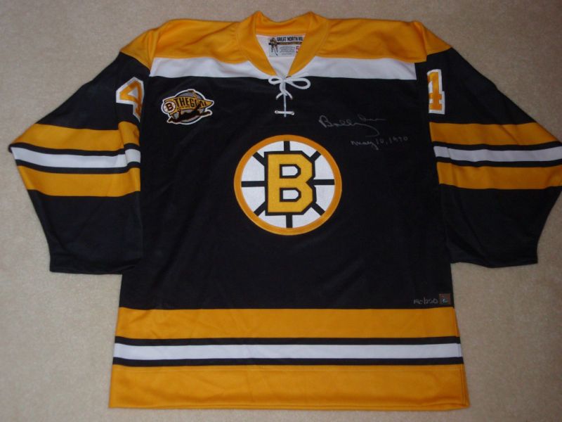 BOBBY ORR SIGNED BOSTON BRUINS JERSEY LTD ED 190/250  