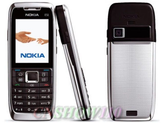 NEW UNLOCKED Original Nokia E51 3G GSM PHONE SILVER 0758478012970 