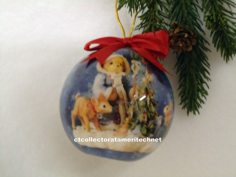 Cherished Teddies Ornament 1996 Deco Ball Olga  