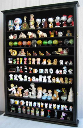 Large Wall Curio Cabinet Shadow Box Display Case CDSC16  