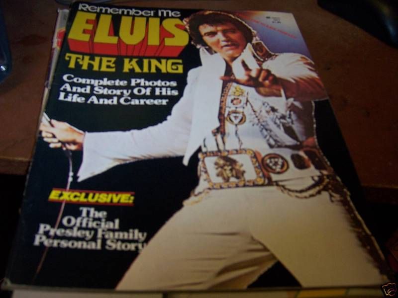 Remember Me Elvis the King Magazine 1977  