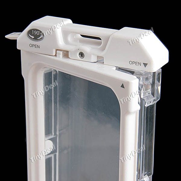 White Genuine iPega Waterproof Protective Case Box for iPhone 4G/4S 