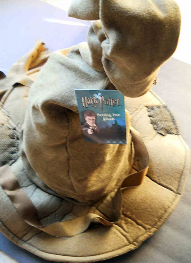 HARRY POTTER~ PLUSH MOVING MOUTH TALKING SORTING HAT NIB  