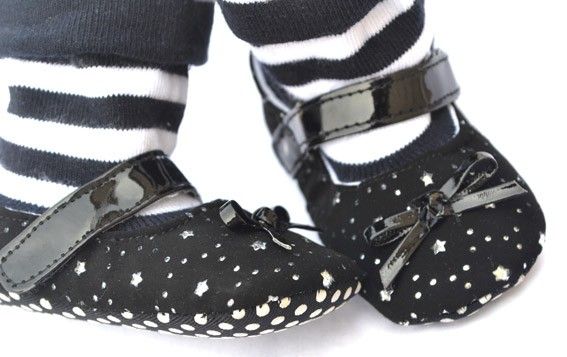 Black Mary Jane high top kids toddler baby girl shoes boots size 2 3 4 
