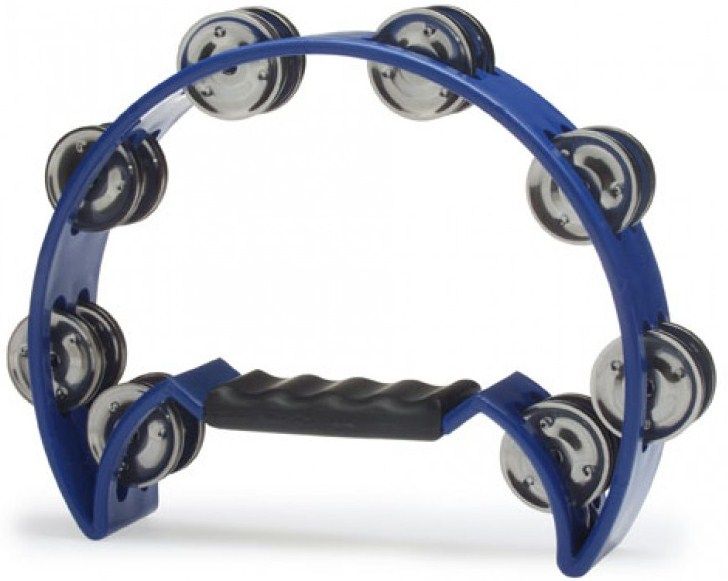   STAGG 16 JINGLE EZ GRIP HALF MOON PROFESSIONAL TAMBOURINE MODEL #TAB 2