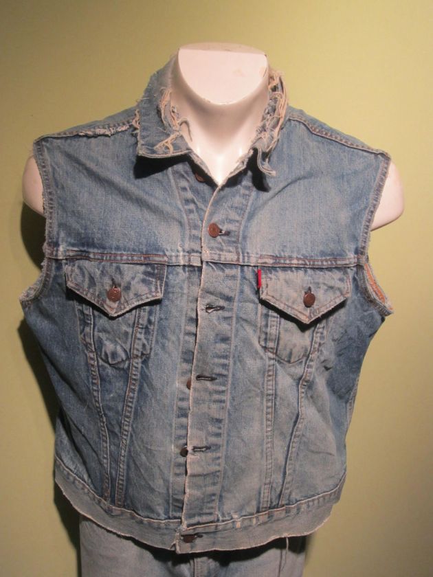 60S BIG E LEVIS VINTAGE VEST (46)  