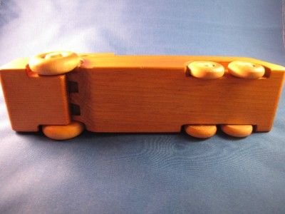 EAGLE WOODEN TRAIN STEAM ENGINE TOY HANDMADE UNIQUE  