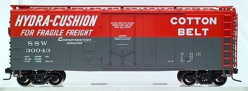 Atlas O Cotton Belt 40 steel reefer, 3 rail or 2 rail  