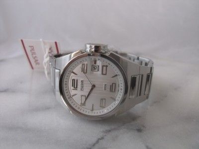 MENS PULSAR BY SEIKO WATCH QUARTZ DATE PXH541 NIB NWT  