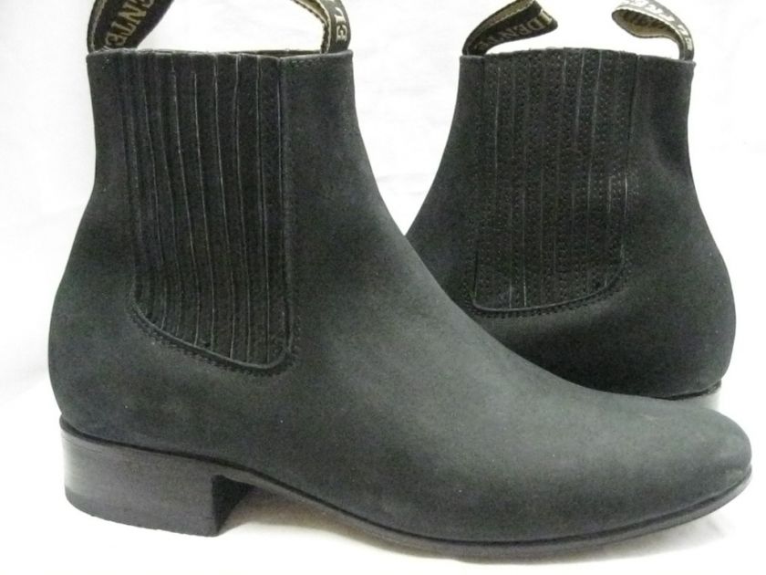 SOFT REAL LEATHER ANKLE BOOTS SHOES RIDING BOTIN CHARRO  