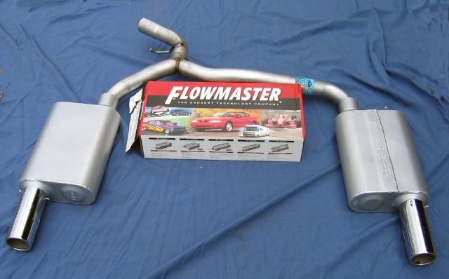 95 05 Monte Carlo Dual exhaust with Flowmaster Muffler  