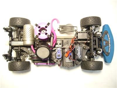 This is an HPI Racing Mini Nitro RS4 4 wheel drive, 2 speed, nitro 