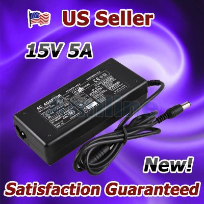 New 15V 5A 75W AC Adapter Power Fr Toshiba Satellite M105 PA3469U 1ACA 