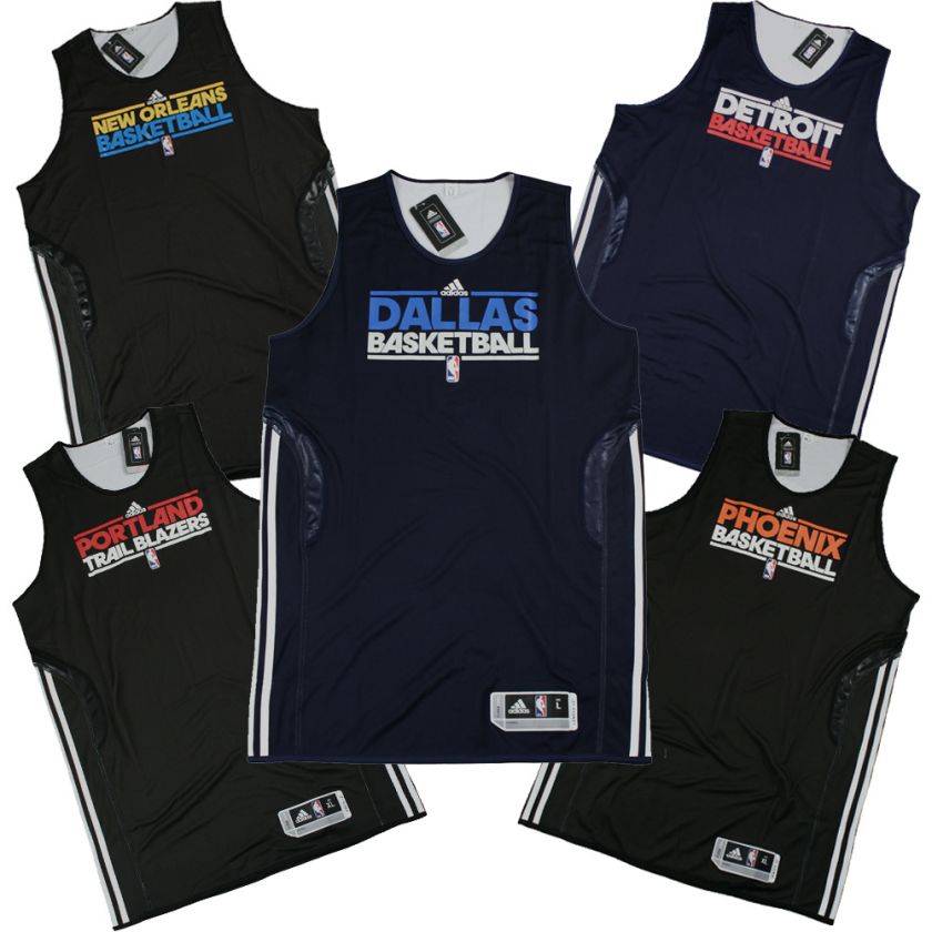   Reversible Practice Tank NBA Jersey Adidas Many Teams, Styles, & Sizes