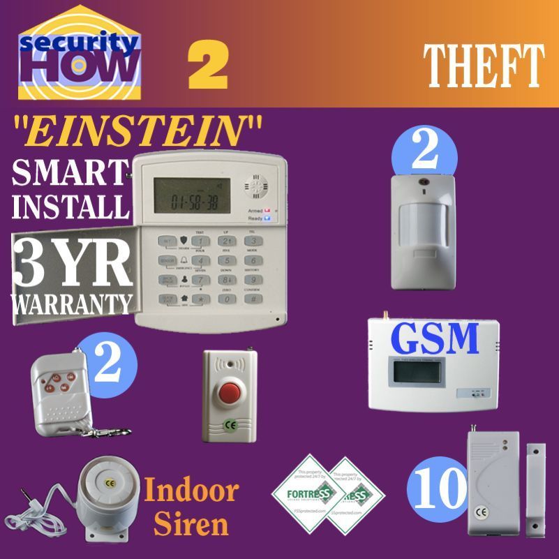 Home Security Alarm System. Wireless sensor connection.  