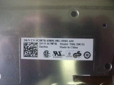 You are looking at a C587R 0C587R Alienware M17X Back Light Keyboard 