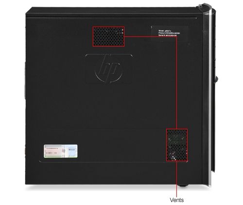 HP GAMING DESKTOP PC COMPUTER AMD QUAD CORE 11GHz ATI Radeon HD5570 