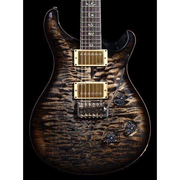 PRS Custom 24 25th Anniversary Guitar in Charcoal Burst Quilt  