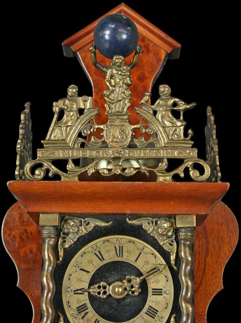 Vintage Dutch Zaandam Zaanse Atlas Pendulum Wall Clock