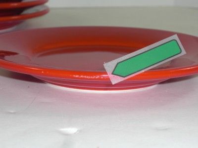 Tag Fiesta Red Appetizer Plates Set  